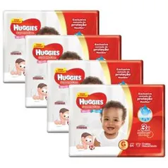 256 fraldas Huggies Turma da Mônica Supreme Care G - 63 centavos a tira