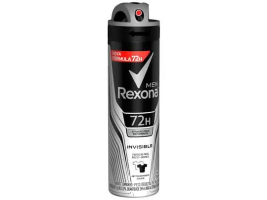 Desodorante Antitranspirante Aerossol Masculino - Rexona Invisible Anti-manchas 150ml - Produtos de Higiene - Magazine Luiza