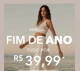 Tudo por R$ 39,99 é na Hering Outlet selecionados 