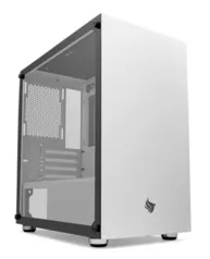 Gabinete Gamer Pichau HX300 White Lateral Vidro, PG-HX3-W01