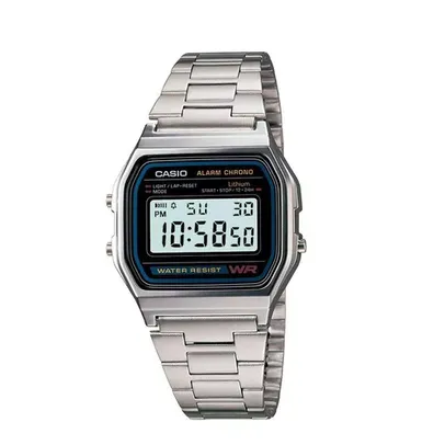 Relógio Casio Vintage Unissex Digital A158WA-1DF