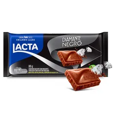 [REGIONAL L4P2] Chocolate ao Leite Diamante Negro Lacta 80g