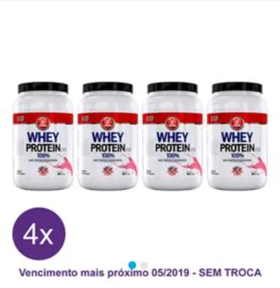 Kit 4x Whey Protein Midway 907g - R$82