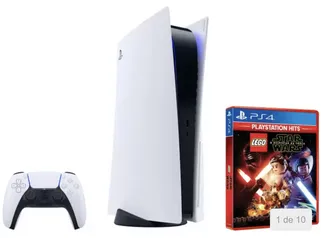 PlayStation 5 825GB 1 Controle - Sony + Jogo Lego Star Wars: O Despertar da Força PS4