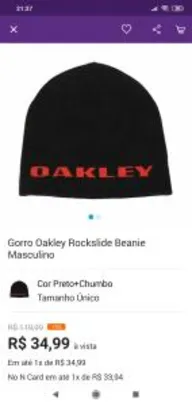 Gorro Oakley Rockslide Beanie | R$ 35