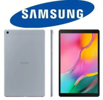 Tablet Samsung Galaxy Tab A 32GB Octa-Core 1.8GHz Wi-Fi Tela 10,1" Android Pie - Prata