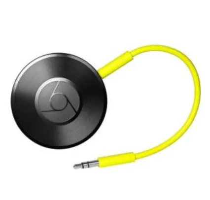 Chromecast For Audio Google RUX-J42 AUX Preto R$149.90