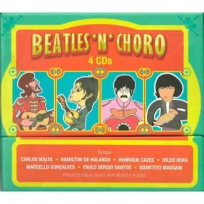 CD - Box Beatles 'n' Choro (4 CDs) - R$35
