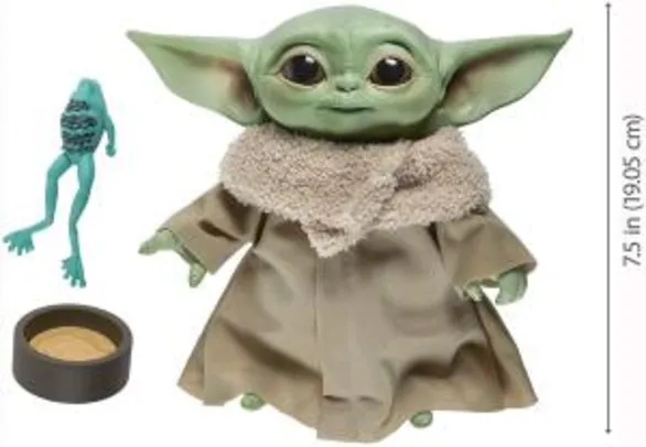 [PRIME] Star Wars The Child (Baby Yoda) falante 19,05cm The Mandalorian - Hasbro | R$402