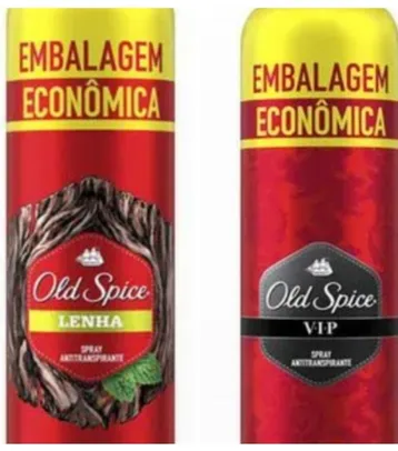 Saindo por R$ 82: [12 un] 6 Old Spice Spray Vip 124g + 6Un.Old Spice Spray Lenha 124g | R$82 | Pelando