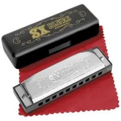 Gaita SX Blues Tom C - HM1020C Afinação  - R$ 19,90