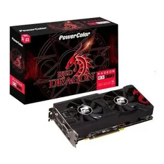 Placa de Vídeo PowerColor Red Dragon AMD Radeon RX 570 | R$1350