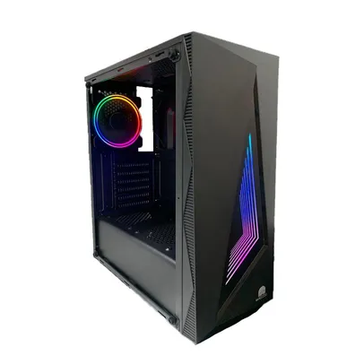 Gabinete Gamer Safe Gamer G52, Mid Tower, 7 Fans, ATX, RGB, Vidro