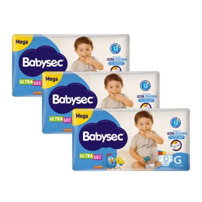 Fralda Babysec Ultrasec G 96 Unidades