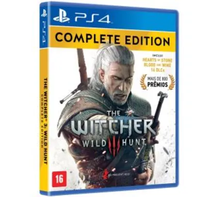 Game The Witcher 3: Wild Hunt Complete Edition PS4 - R$ 78