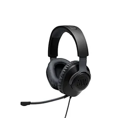 Headset Gamer JBL Quantum 100 Over Ear Preto - JBLQUANTUM100BLKAM