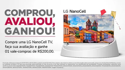 NanoCell Promoção Comprou, Avaliou, Ganhou! | LG Brasil