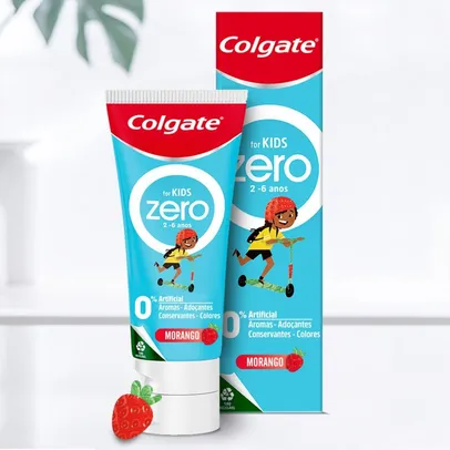 Gel Dental Colgate Zero Kids Morango 70g