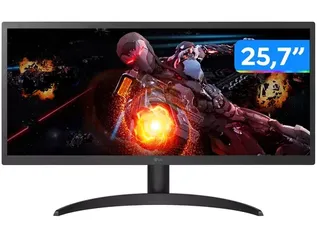 Monitor Gamer UltraWide LG 26WQ500-B 25,7” - Full HD 75Hz IPS 1ms HDMI FreeSync