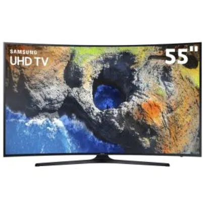 Smart TV LED 55" UHD 4K Curva Samsung