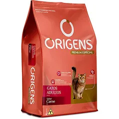 Ração Origens para Gatos Adultos sabor Carne - 10,1kg