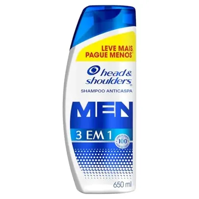 (PRIME) Shampoo Anticaspa Head & Shoulders Men 3 em 1 - 650 ml