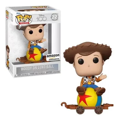 Funko Pop! Toy Story: Woody Na Bola De Luxo, Edição Disney 100 Anos