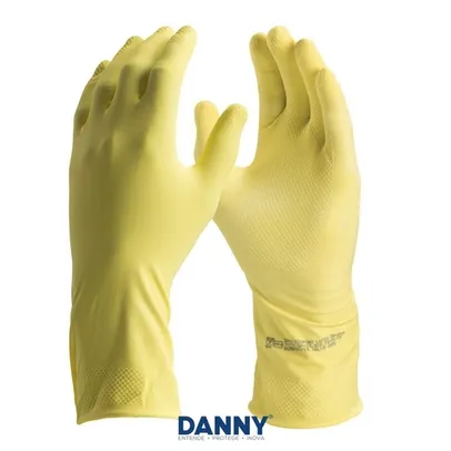 Luva Danny Maxi Latex Amarelo Medio