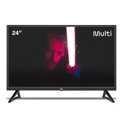 (APP) Tela DLED 24'' HD Multi 2 HDMI 1 USB Multilaser - TL037 - TV