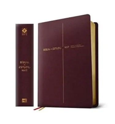 Bíblia de Estudo Nova Versão Transformadora: Capa Vinho | R$130