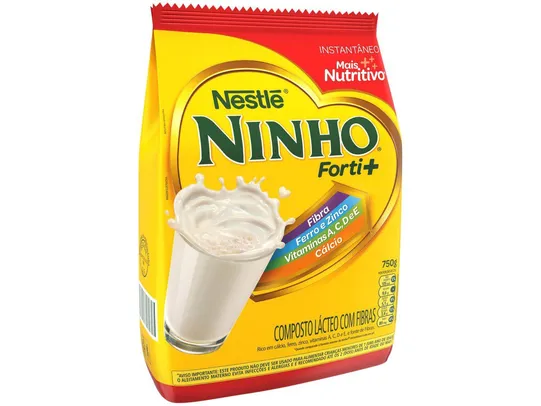Composto Lácteo Ninho Original Forti+ Integral - 750g | Leve 4 pague 1 | R$8