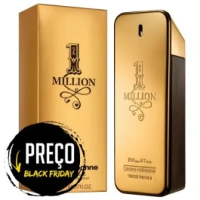 Perfume Paco Rabanne 1 Million Masculino Eau de Toilette 200ml por R$ 260