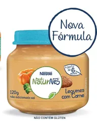 Papinha Legumes Com Carne Nestlé 120g - R$2,69 Cada