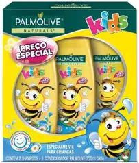 [PRIME] Shampoo e Condicionador Palmolive Naturals Kids Todo Tipo de Cabelo 350ml Promo Leve 2 Shampoos + 1 Condicionador