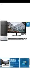 Computador Completo Intel Core i5 8GB SSD 240GB Monitor LED 19.5” HDMI CorPC Fast | R$2.051