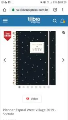 Planner 2019 aspiral tilibra | R$23