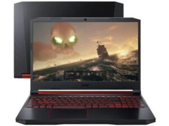 Notebook gamer Acer Nitro 5 - i7 9750H - 16gb Ram - 512gb ssd - Geforce 1650 4gb