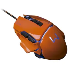 Mouse Gamer Com Fio Multilaser Warrior Ivor MO263 - Laranja