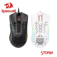 Mouse Gamer Redragon Storm M808 RGB com fio USB 12400 DPI mouses