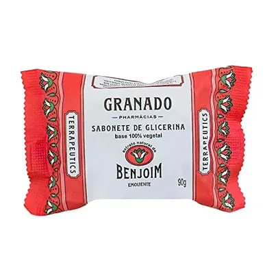 (SUPER= R$4,25) Sabonete Terrapeutics Benjoim, Granado, Vermelho, 90G