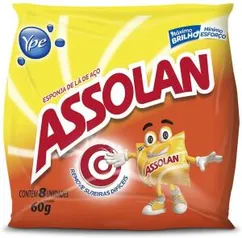 Ypê Lã De Aço Assolan (8 unidades) - R$2,39