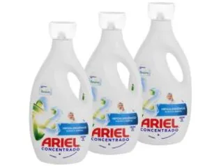 [9 unid.] Sabão Líquido Ariel Hipoalergênico - Suave e Gentil Concentrado 2L | R$13