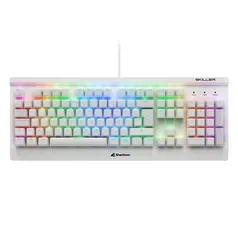 (APP) Teclado Gamer Sharkoon Shark Skiller Mech SGK3, Switch Kailh Red, Branco - SKILLER-SGK3-RGB-re