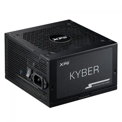 Fonte XPG Kyber SuperFrame, 850w, 80 Plus Gold, Com conector PCIe 5.0, PFC Ativo, KYBER850G BK C BR 