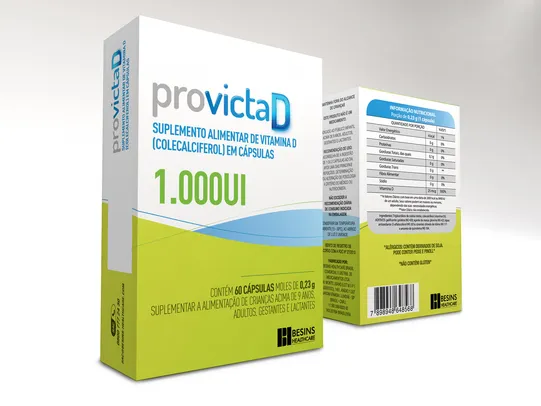 [Vitamina D] Provicta D 1000ui Com 60 Capsulas