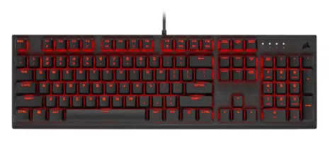 Teclado Mecanico Gamer Corsair K60 Pro, Led Vermelho, ABNT2, Switch Cherry Viola, Preto, CH-910D029-BR