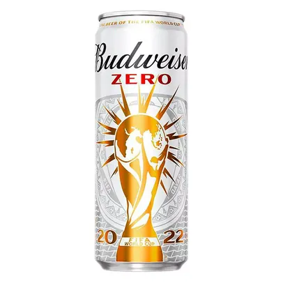 Cerveja Zero Álcool Budweiser Lata 350ml