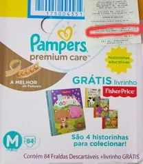 (LOJA FÍSICA | VoVo Zuzu SP) Fralda Pampers Premium Care - Extra Sec Pods - M | R$55