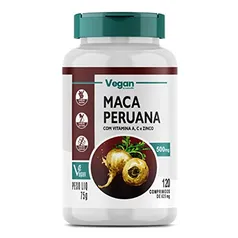 [ PRIME | REC ] Maca Peruana Pura Original 500mg 120 Comprimidos Vegano Nutralin