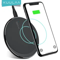 Kuulaa qi carregador sem fio para iPhone R$29